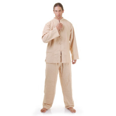 Kung Fu Suit, Meditation Suit Cotton Beige